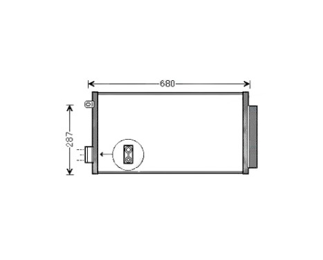 Condenser, air conditioning FTA5412D Ava Quality Cooling