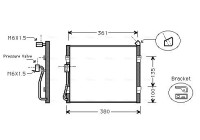 Condenser, air conditioning HD5089 Ava Quality Cooling