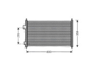 Condenser, air conditioning HD5165 Ava Quality Cooling