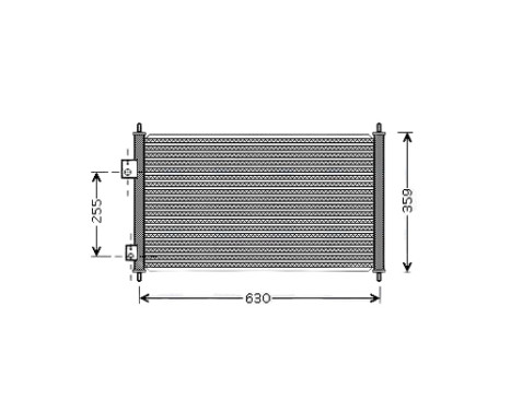 Condenser, air conditioning HD5165 Ava Quality Cooling