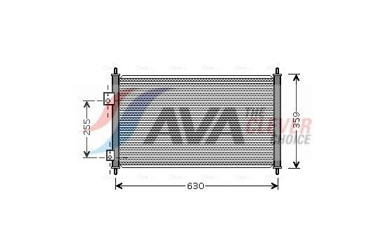 Condenser, air conditioning HD5165 Ava Quality Cooling, Image 2