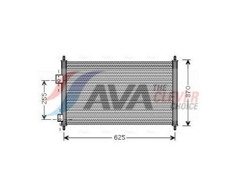 Condenser, air conditioning HD5202 Ava Quality Cooling