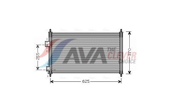 Condenser, air conditioning HD5202 Ava Quality Cooling