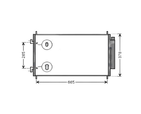 Condenser, air conditioning HD5214D Ava Quality Cooling