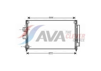 Condenser, air conditioning HD5227D Ava Quality Cooling