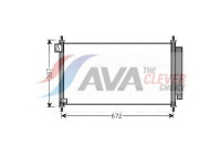 Condenser, air conditioning HD5276D Ava Quality Cooling
