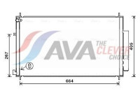 Condenser, air conditioning HD5309D Ava Quality Cooling