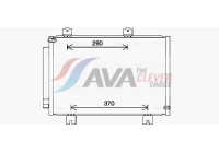 Condenser, air conditioning HD5316D Ava Quality Cooling
