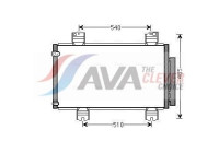 Condenser, air conditioning HDA5236D Ava Quality Cooling