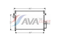 Condenser, air conditioning HY5134 Ava Quality Cooling
