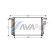 Condenser, air conditioning HY5175D Ava Quality Cooling, Thumbnail 2