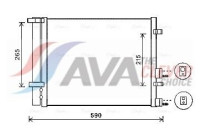 Condenser, air conditioning HY5249D Ava Quality Cooling
