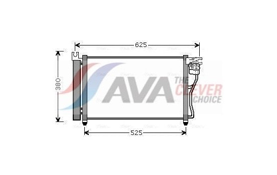 Condenser, air conditioning HYA5164D Ava Quality Cooling