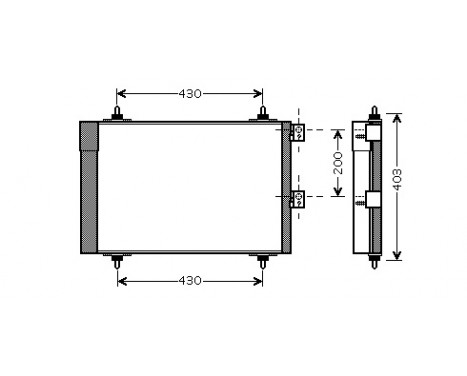 Condenser, air conditioning *** IR PLUS *** 09005241 International Radiators Plus