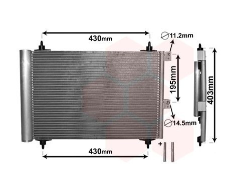 Condenser, air conditioning *** IR PLUS *** 09005241 International Radiators Plus, Image 2