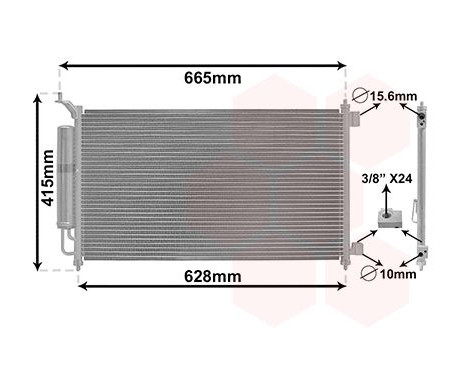 Condenser, air conditioning *** IR PLUS *** 13015251 International Radiators
