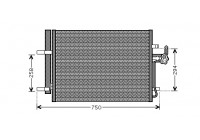 Condenser, air conditioning *** IR PLUS *** 18005428 International Radiators Plus