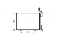 Condenser, air conditioning *** IR PLUS *** 18005444 International Radiators Plus