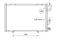 Condenser, air conditioning *** IR PLUS *** 18005490 International Radiators Plus
