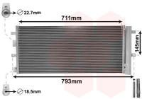 Condenser, air conditioning *** IR PLUS *** 18015701 International Radiators Plus