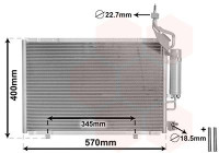 Condenser, air conditioning *** IR PLUS *** 18015706 International Radiators Plus