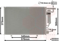 Condenser, air conditioning *** IR PLUS *** 18015707 International Radiators Plus