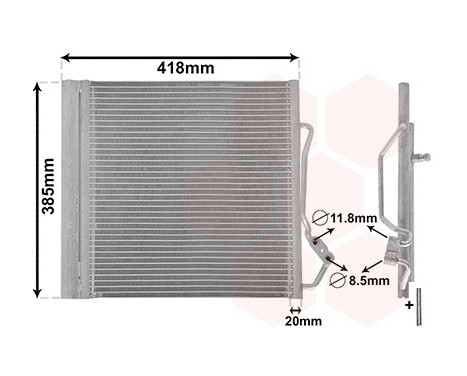 Condenser, air conditioning *** IR PLUS *** 29005010 International Radiators Plus, Image 2