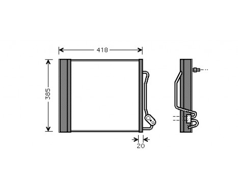 Condenser, air conditioning *** IR PLUS *** 29005010 International Radiators Plus