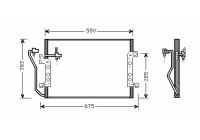 Condenser, air conditioning *** IR PLUS *** 30005289 International Radiators Plus
