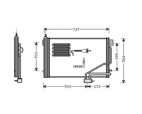 Condenser, air conditioning *** IR PLUS *** 30005298 International Radiators Plus