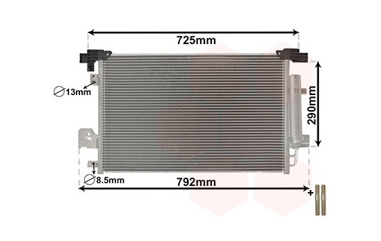 Condenser, air conditioning *** IR PLUS *** 32005210 International Radiators Plus, Image 2
