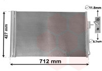 Condenser, air conditioning *** IR PLUS *** 37005611 International Radiators Plus