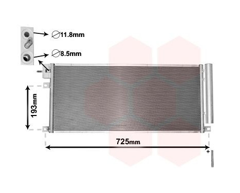 Condenser, air conditioning *** IR PLUS *** 37005634 International Radiators Plus