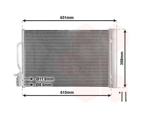 Condenser, air conditioning *** IR PLUS *** 37015703 International Radiators Plus