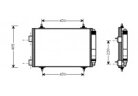 Condenser, air conditioning *** IR PLUS *** 40005215 International Radiators Plus