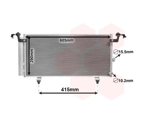 Condenser, air conditioning *** IR PLUS *** 51005084 International Radiators Plus, Image 2