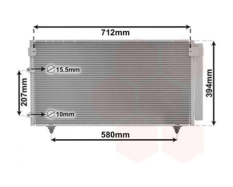 Condenser, air conditioning *** IR PLUS *** 53005383 International Radiators Plus, Image 2