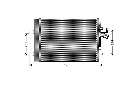 Condenser, air conditioning *** IR PLUS *** 59005161 International Radiators