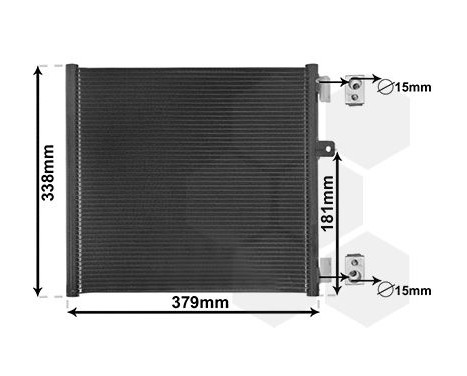 Condenser, air conditioning *** IR PLUS *** 74015702 International Radiators Plus