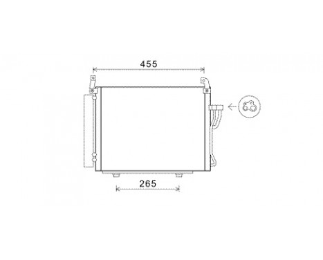 Condenser, air conditioning *** IR PLUS *** 82005245 International Radiators Plus