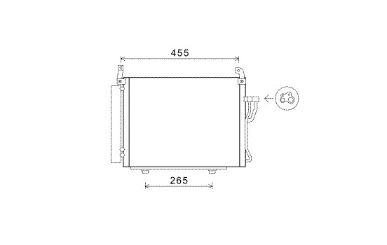 Condenser, air conditioning *** IR PLUS *** 82005245 International Radiators Plus