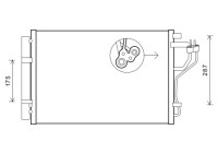 Condenser, air conditioning *** IR PLUS *** 82005308 International Radiators Plus