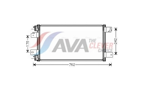 Condenser, air conditioning JE5074 Ava Quality Cooling