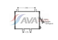 Condenser, air conditioning JEA5048 Ava Quality Cooling