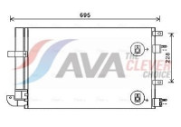 Condenser, air conditioning JR5050D Ava Quality Cooling