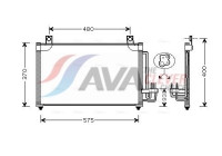 Condenser, air conditioning KA5031 Ava Quality Cooling