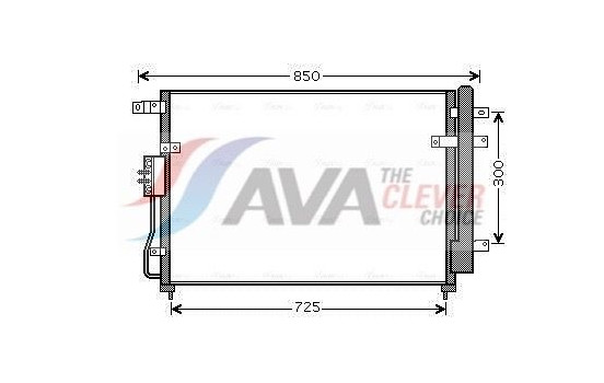 Condenser, air conditioning KA5111D Ava Quality Cooling
