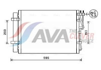 Condenser, air conditioning KA5198D Ava Quality Cooling