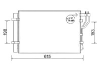 Condenser, air conditioning KA5206D Ava Quality Cooling