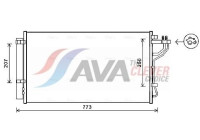 Condenser, air conditioning KA5255D Ava Quality Cooling